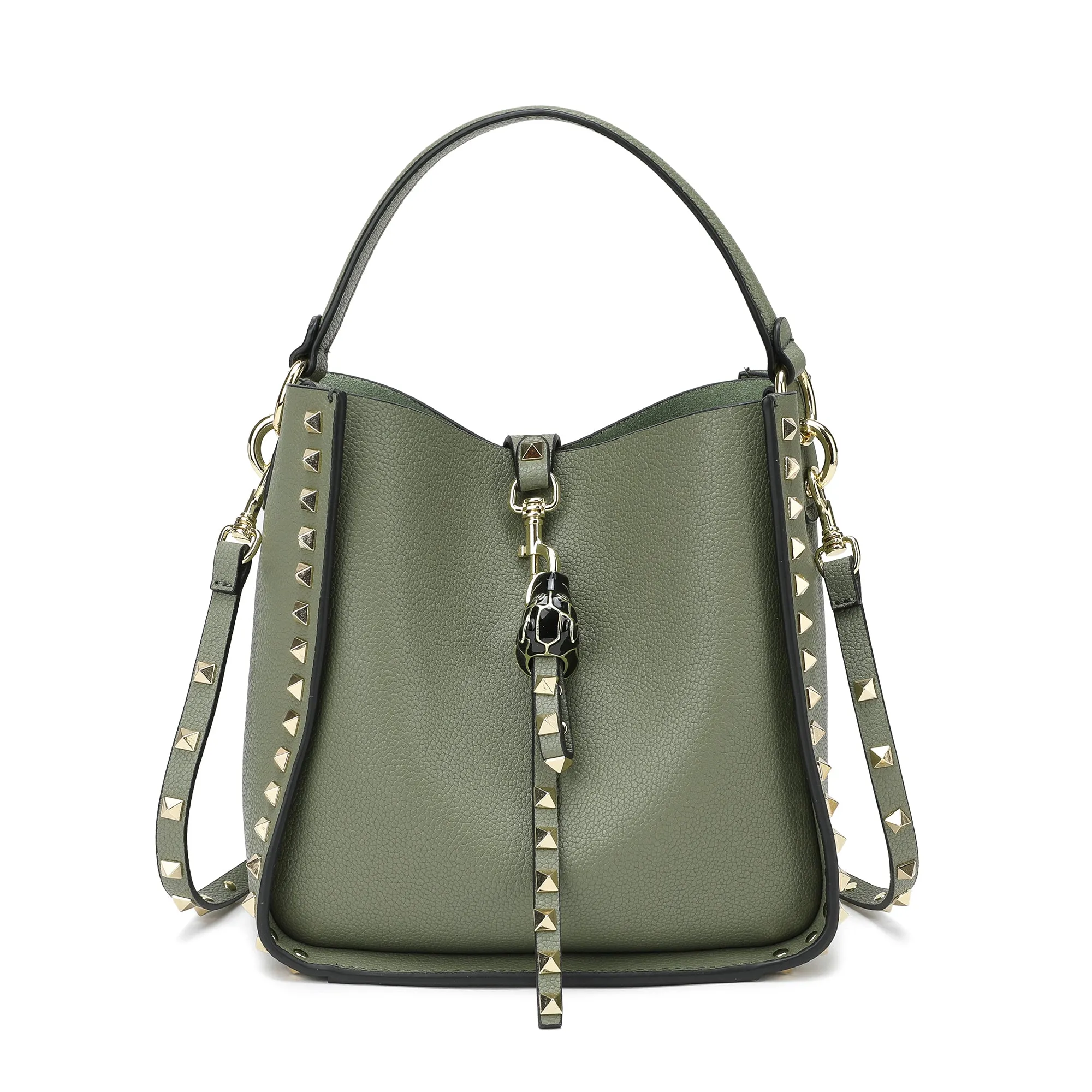 Full-Grain Leather Hobo/ Shoulder Bag