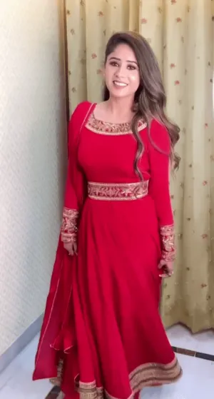 Georgette Anarkali Suit