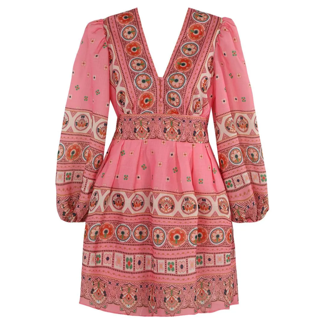Georgia Tribal Mini Dress