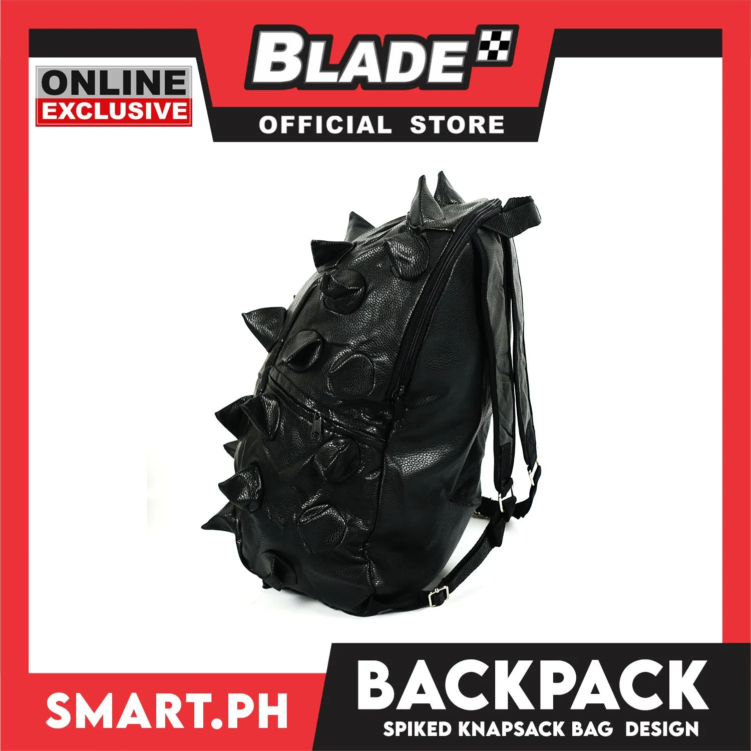 Gifts Backpack Bag Knapsack Spiked Design (Assorted Designs and Colors)