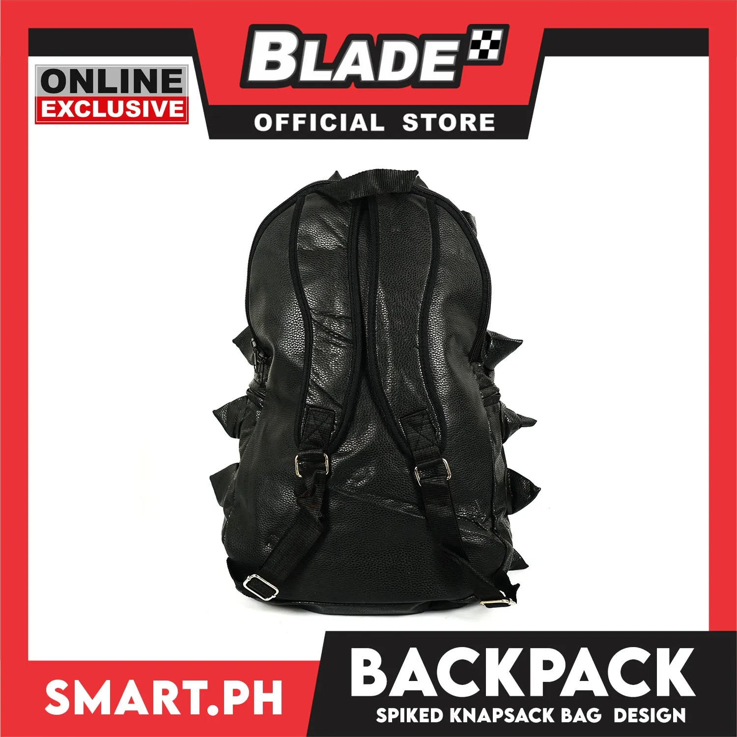 Gifts Backpack Bag Knapsack Spiked Design (Assorted Designs and Colors)