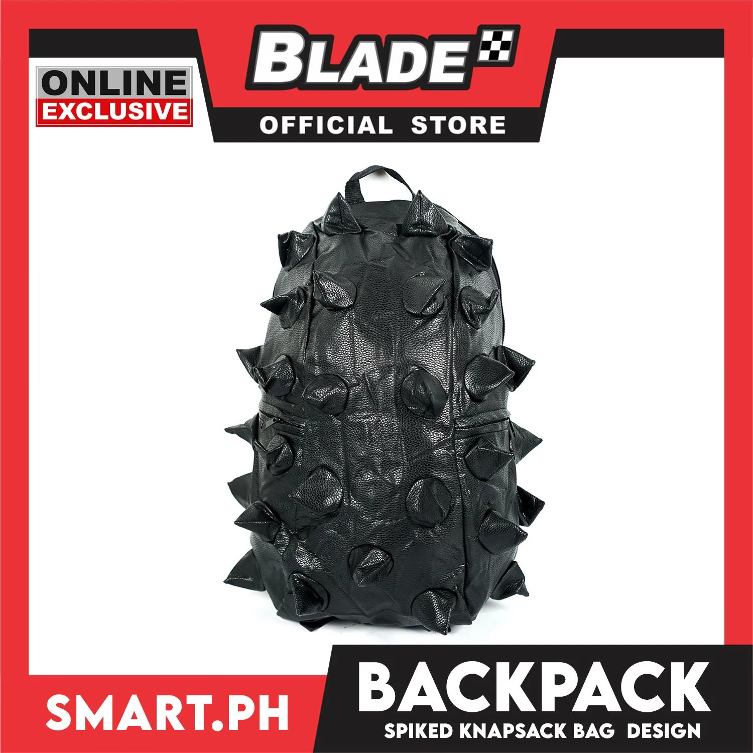 Gifts Backpack Bag Knapsack Spiked Design (Assorted Designs and Colors)