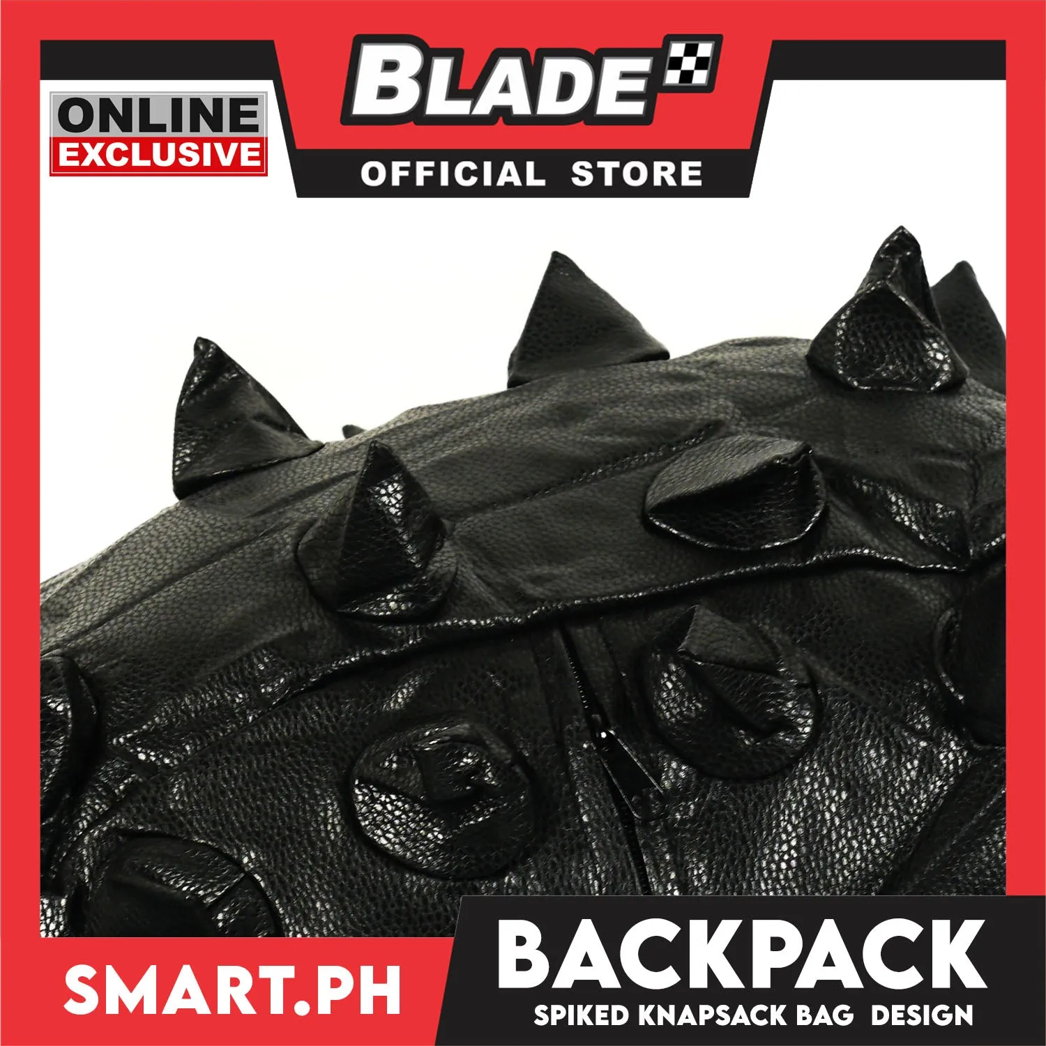 Gifts Backpack Bag Knapsack Spiked Design (Assorted Designs and Colors)