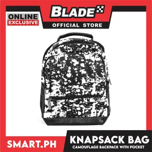 Gifts Backpack Bag With Pocket Camouflage Design