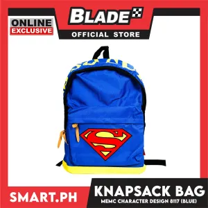 Gifts Bag Backpack Knapsack Memc, Character Design 8117 (Assorted Designs and Colors)