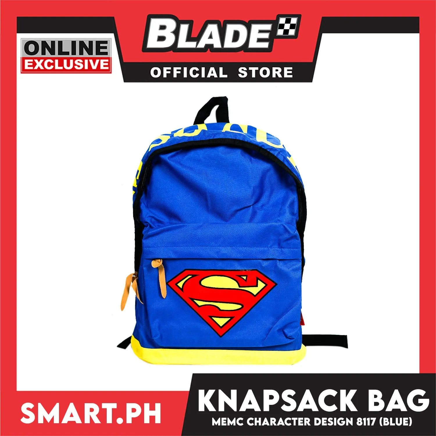 Gifts Bag Backpack Knapsack Memc, Character Design 8117 (Assorted Designs and Colors)