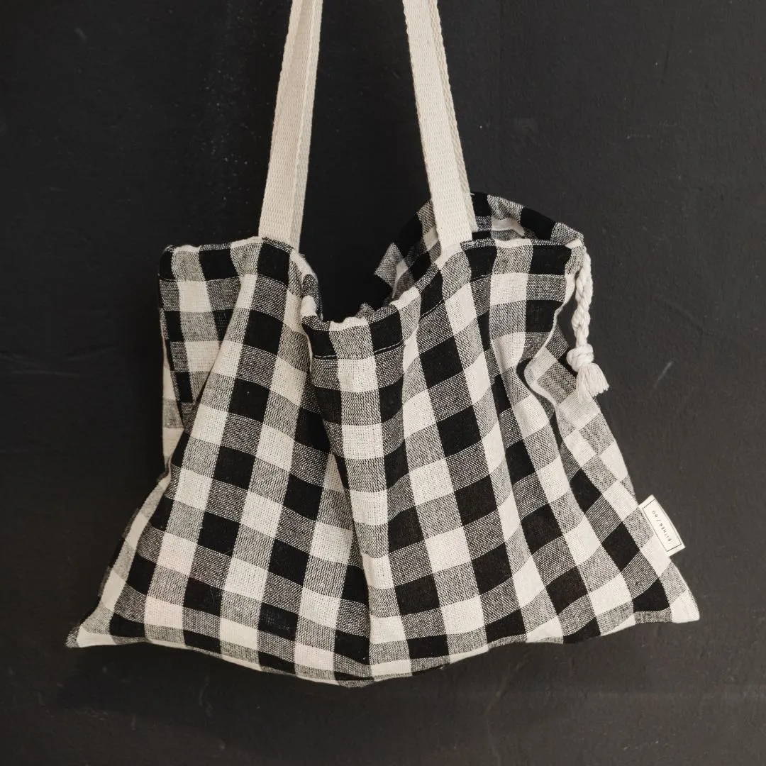 Gingham Tote Bag