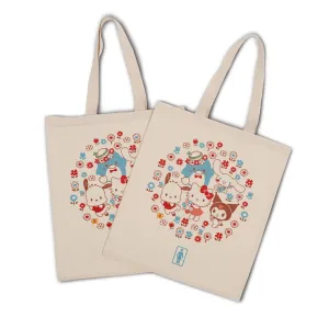 Girl Hello Kitty and Friends Tote Bag - Natural