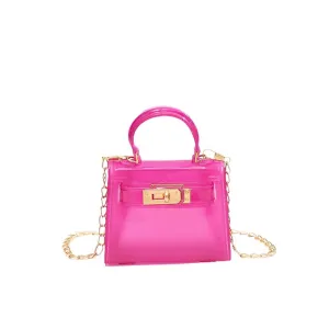 Girl's Mini Jelly Bag - Hot Pink