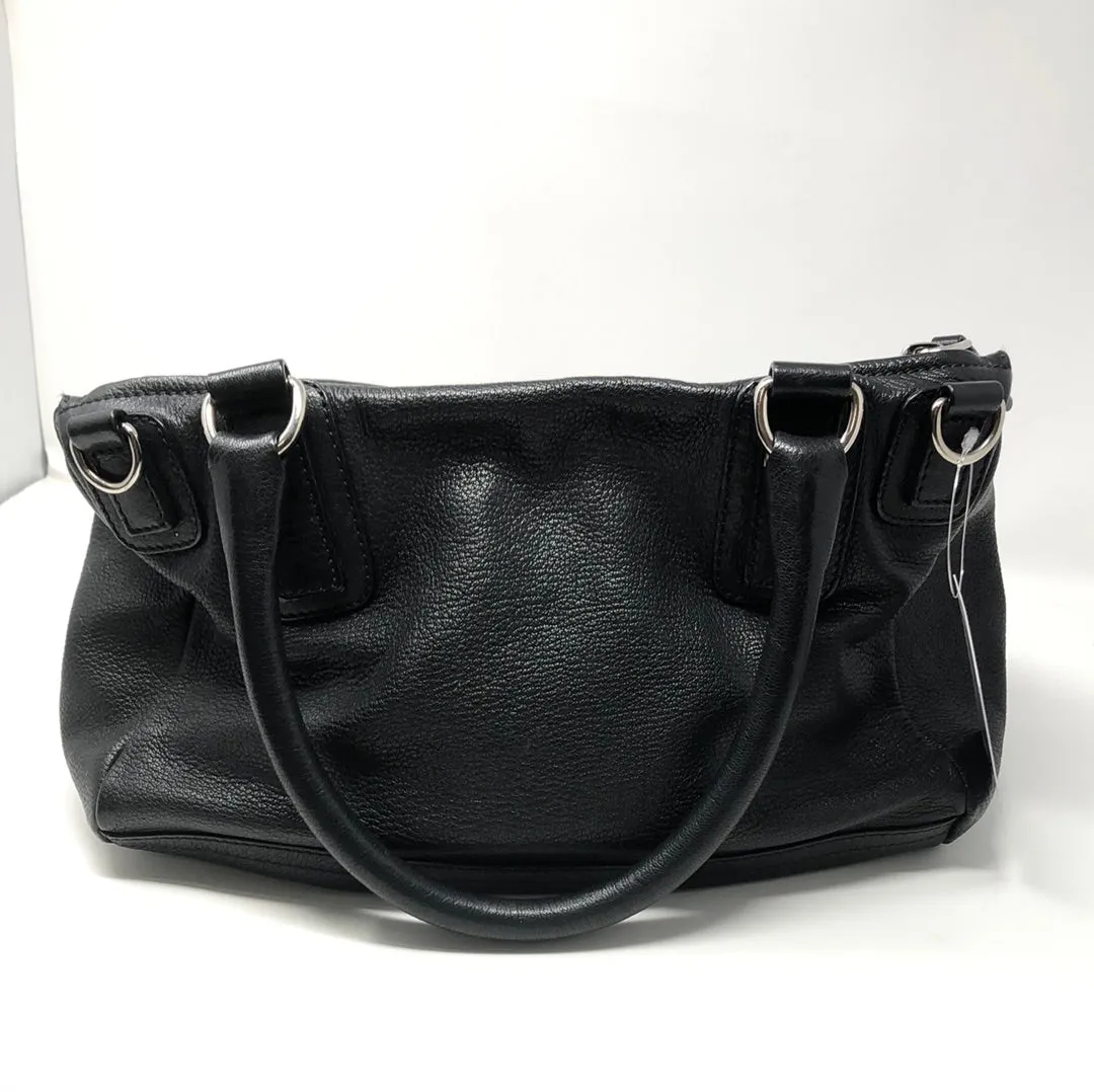Givenchy Black Leather Medium Pandora with Silver Hardware