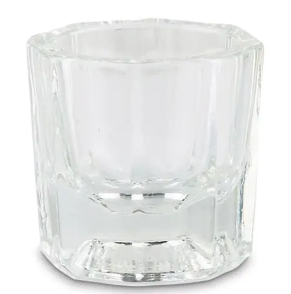 Glass Dappen Cup for Eyelash and Eyebrow Tint Mixing
