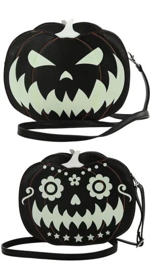 Glow in the dark Jack O Lantern Purse