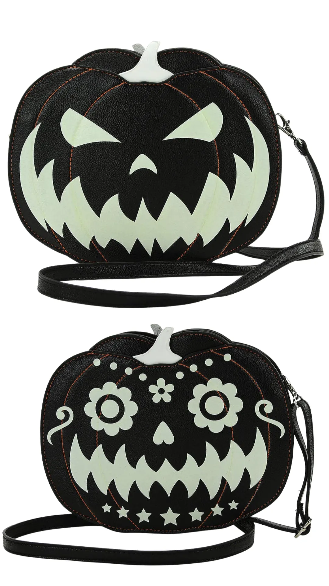 Glow in the dark Jack O Lantern Purse