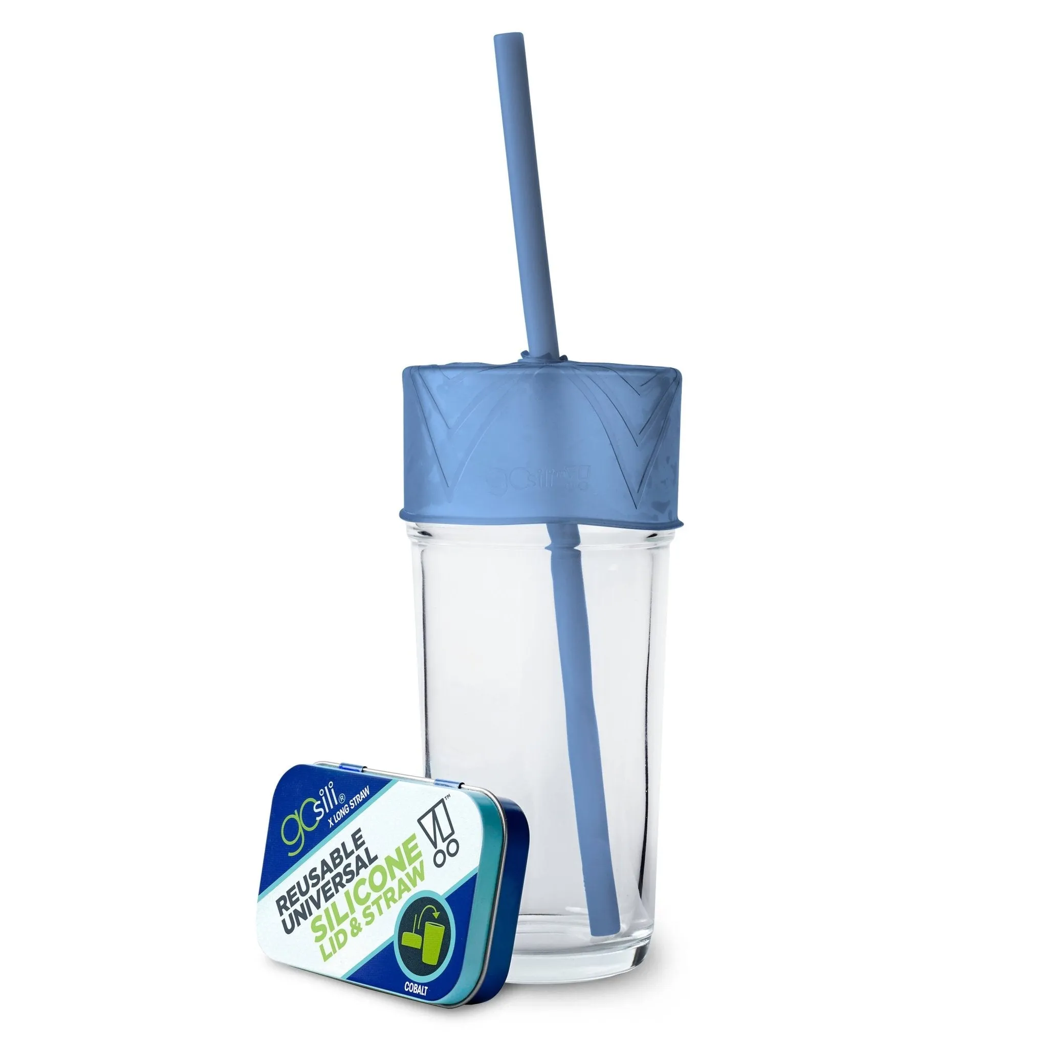 Go Sili - Universal Straw Lid 1pk with Case extra long straw