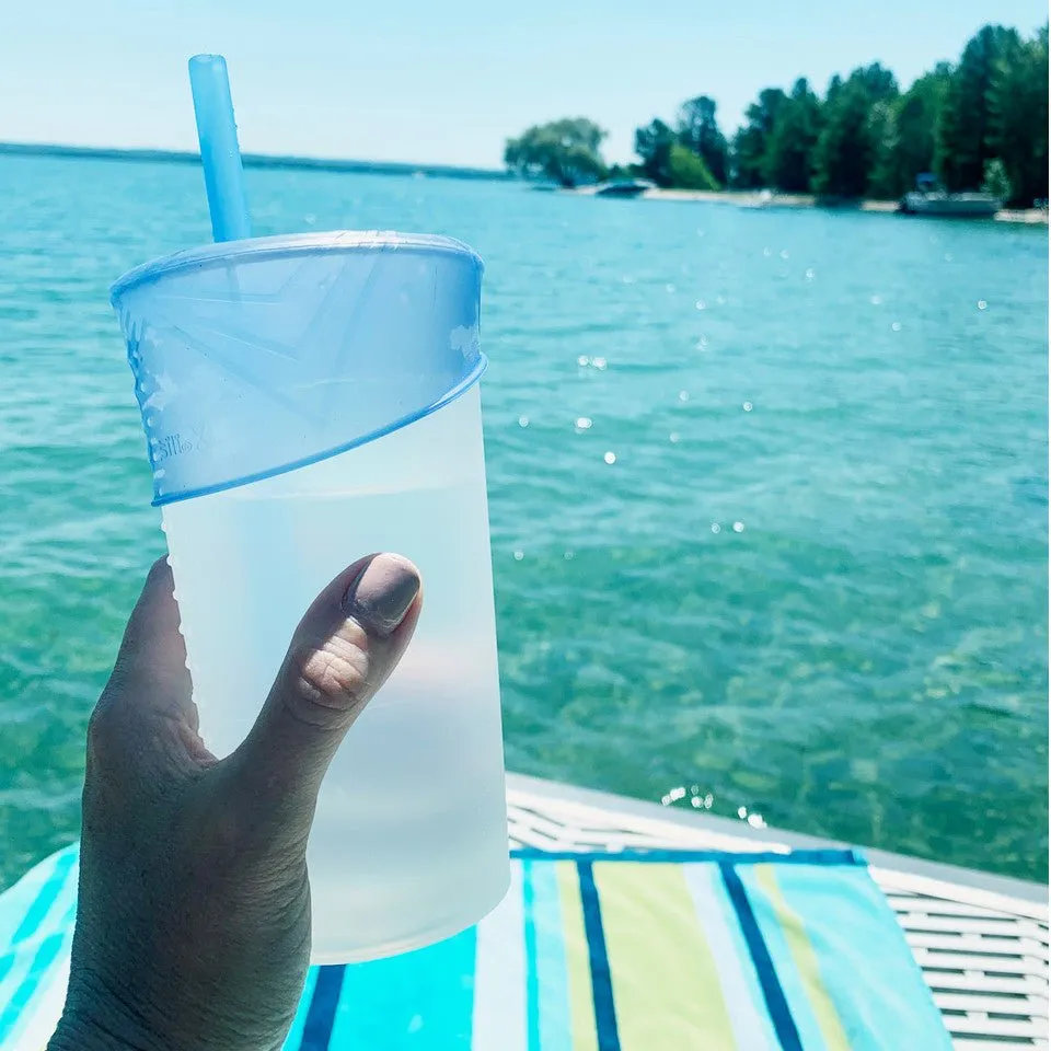 Go Sili - Universal Straw Lid 1pk with Case extra long straw