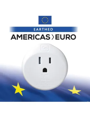 Go Travel USA-EU Grounded Adapter