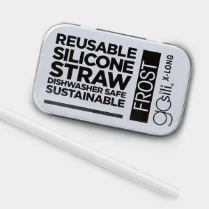 GoSili - Frost - Extra Long Straw Tin