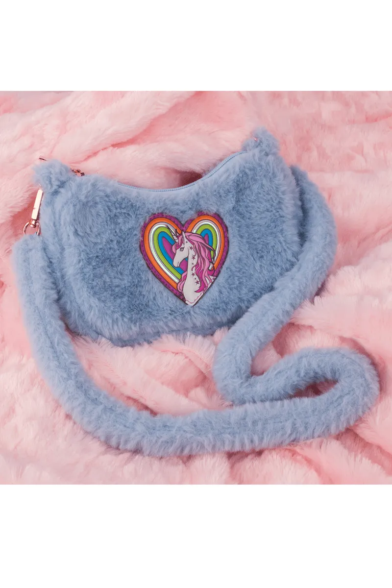 Great Pretenders - Periwinkle Rainbow Cuddle Crossbody Purse