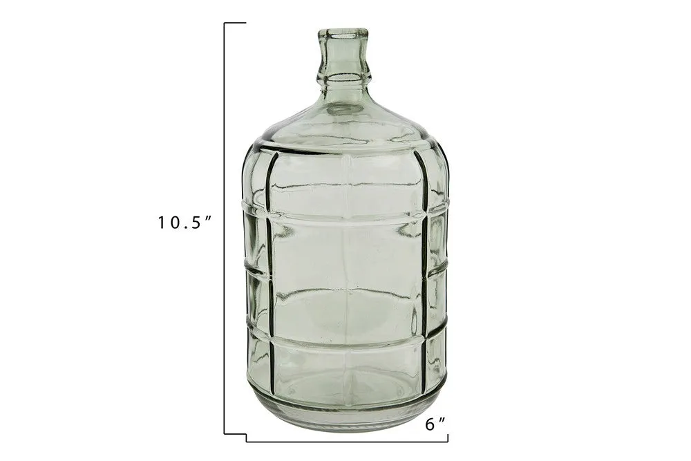 Green Glass Bottle Vase
