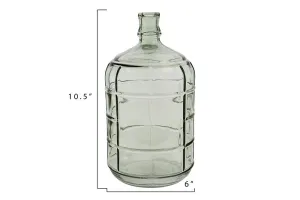 Green Glass Bottle Vase