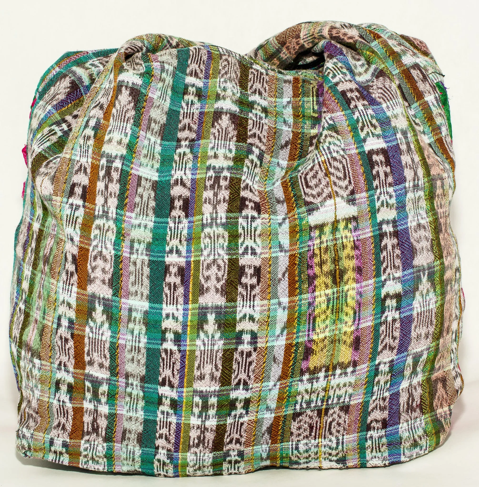 GUATEMALA PURSE HAND EMBROIDERED FLOWERS BAG X-LARGE GPL008
