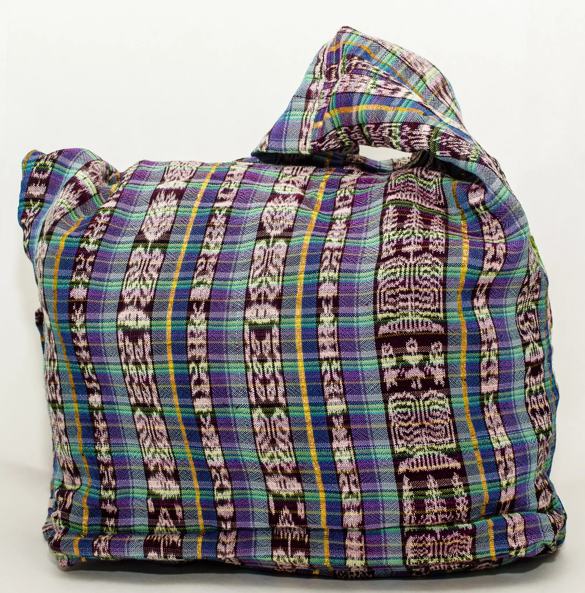 GUATEMALA PURSE HAND EMBROIDERED FLOWERS BAG X-LARGE GPL009
