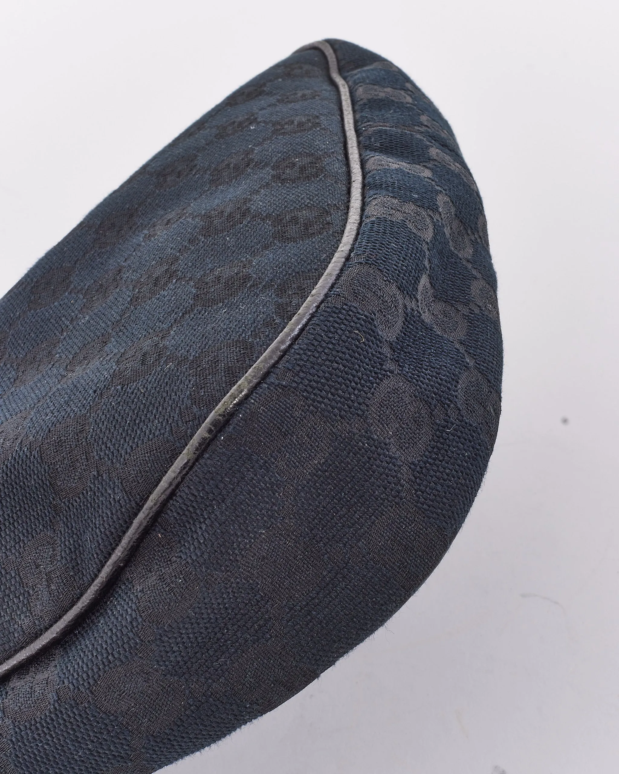 Gucci Black Monogram GG Canvas Small Hobo Bag