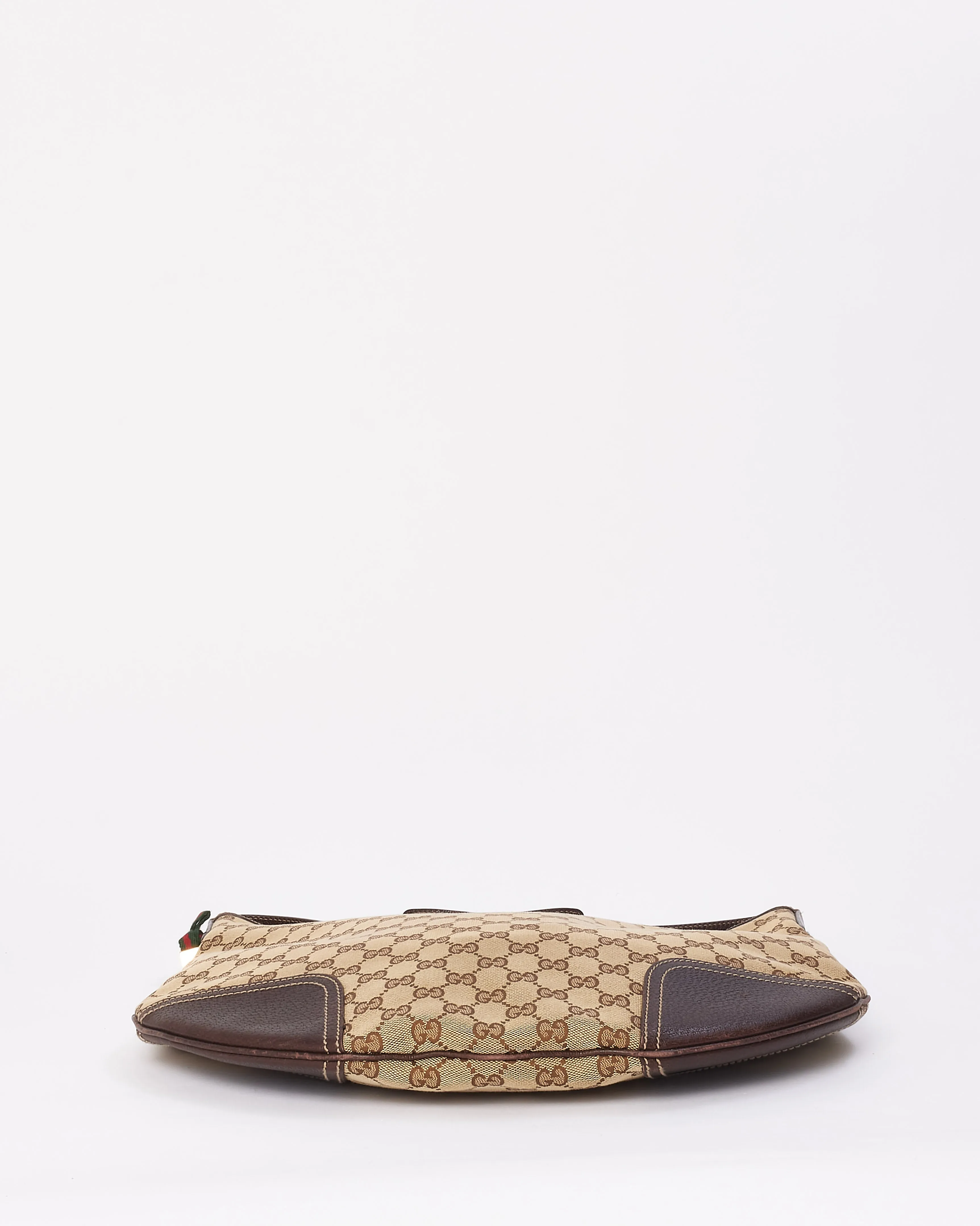 Gucci Brown Canvas Princy GG Hobo Bag