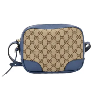 Gucci Canvas Supreme Camera Bag Caspian Blue