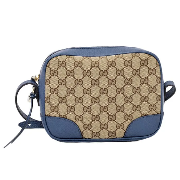 Gucci Canvas Supreme Camera Bag Caspian Blue