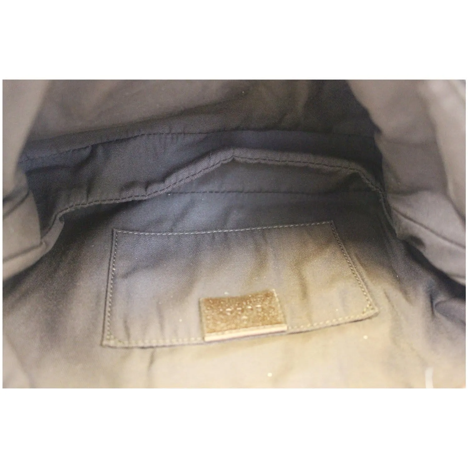 GUCCI GG Canvas Horsebit Hobo Bag Beige
