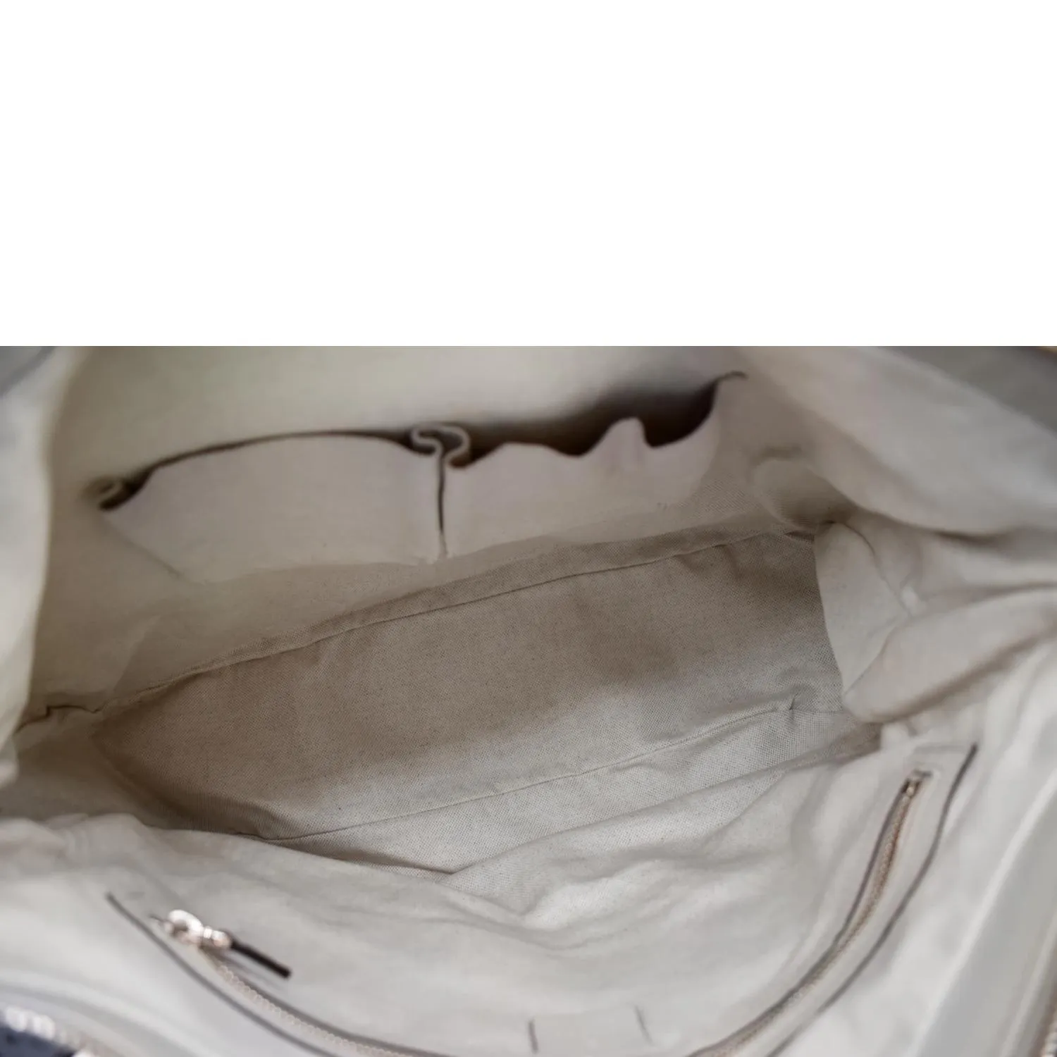 GUCCI GG Guccissima Leather Hobo Bag Ivory 336754