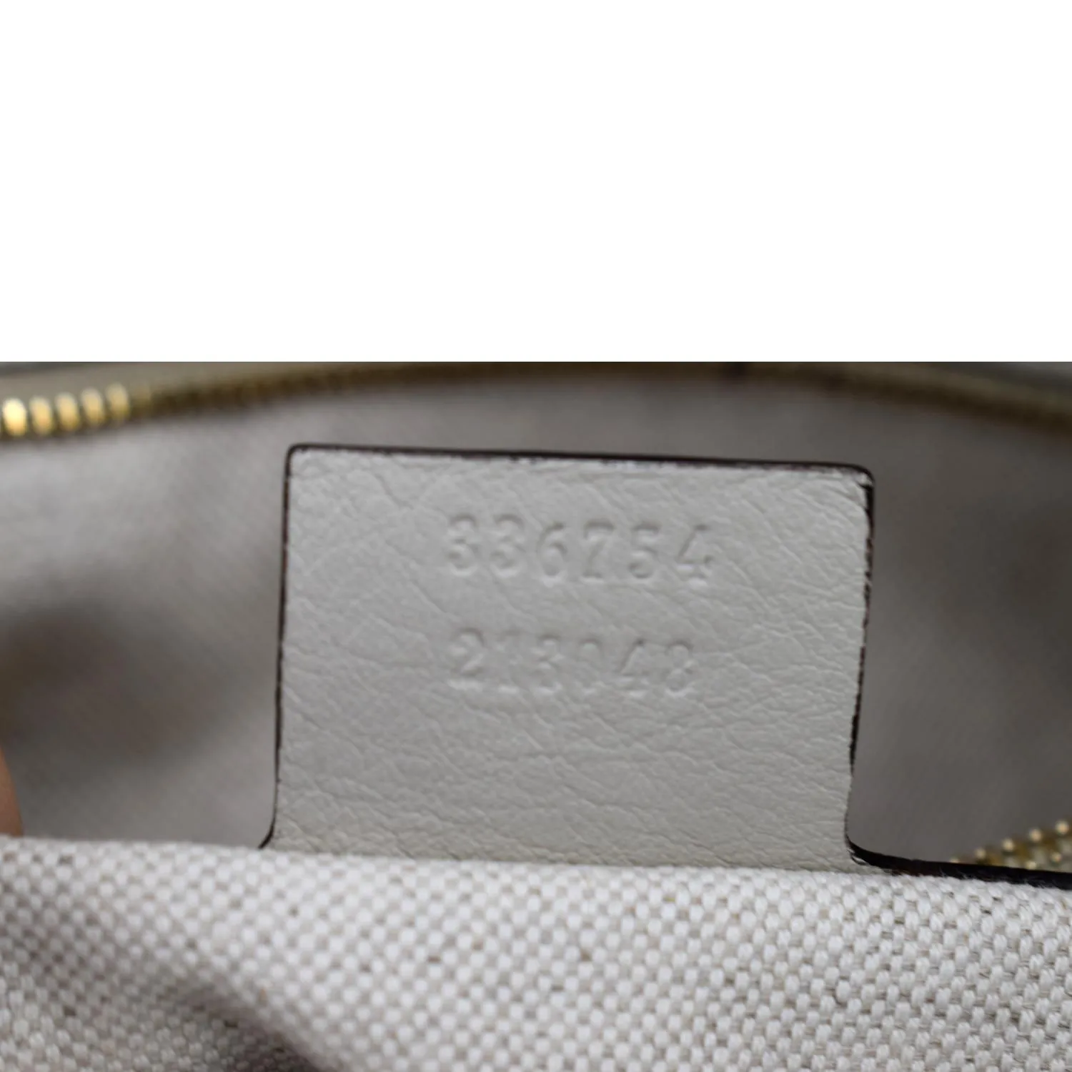 GUCCI GG Guccissima Leather Hobo Bag Ivory 336754