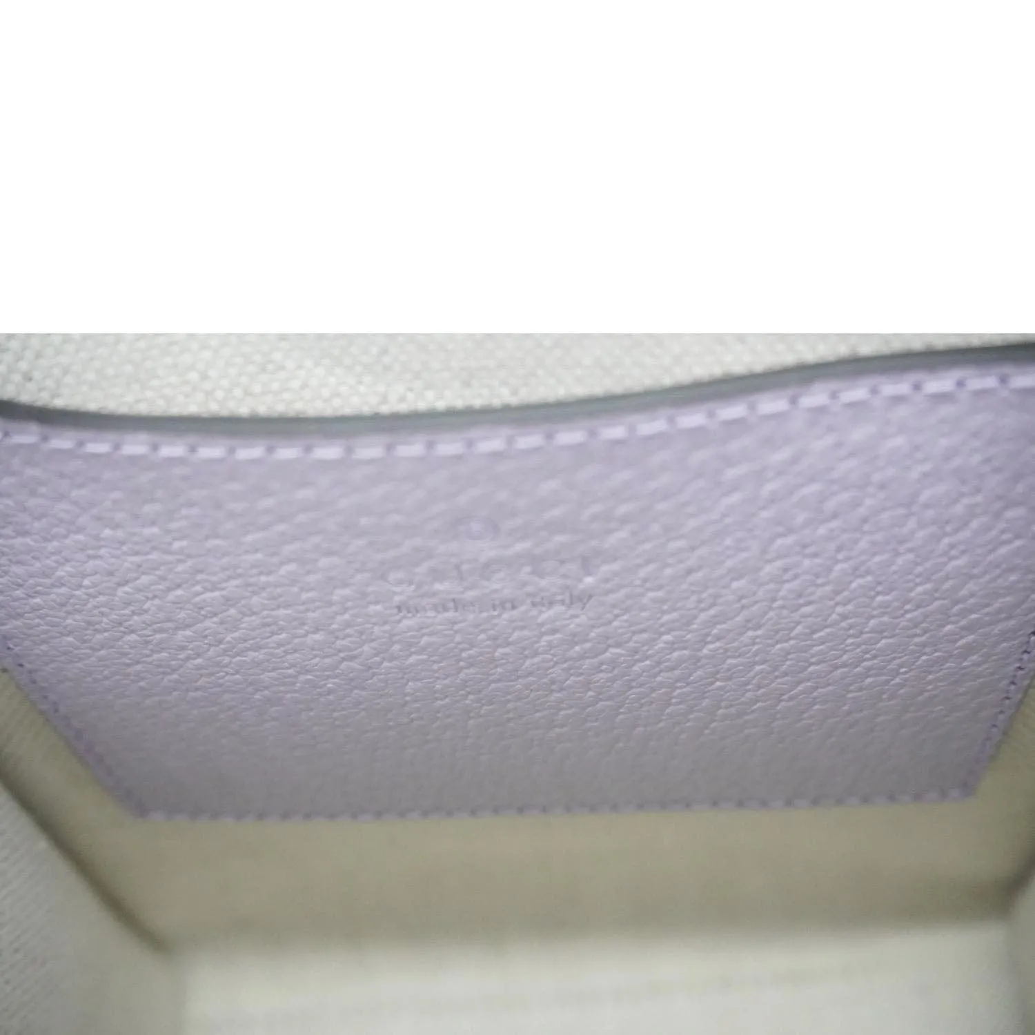 GUCCI Jumbo GG Canvas Mini Tote Bag Purple  671623