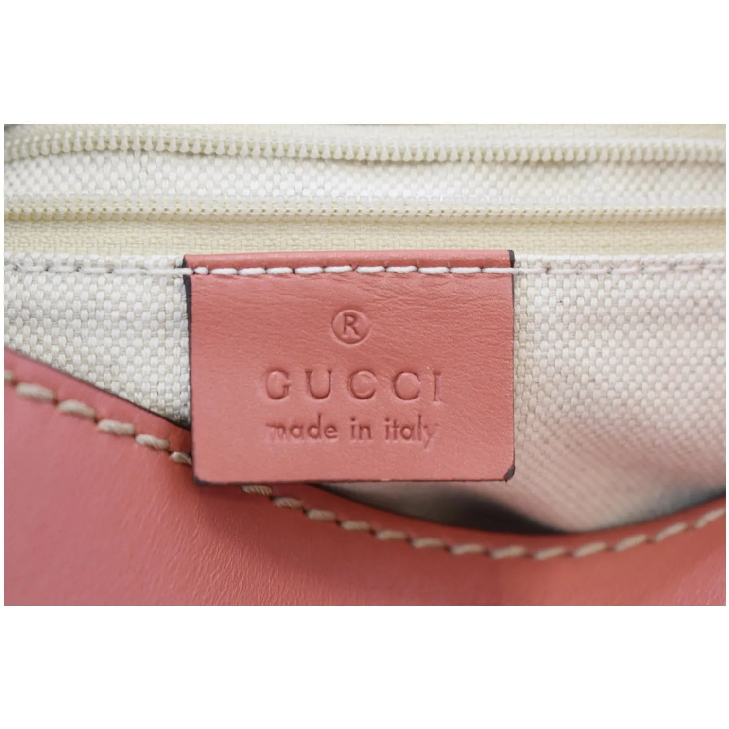 GUCCI Medium Sukey Diamante Canvas Hobo Bag Beige 232955