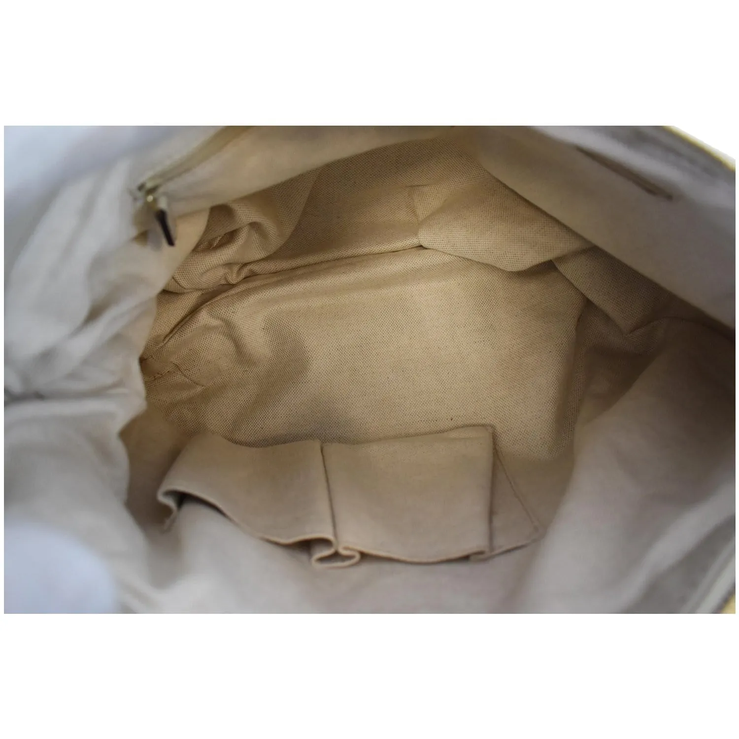 GUCCI Medium Sukey GG Canvas Hobo Bag Beige 232955