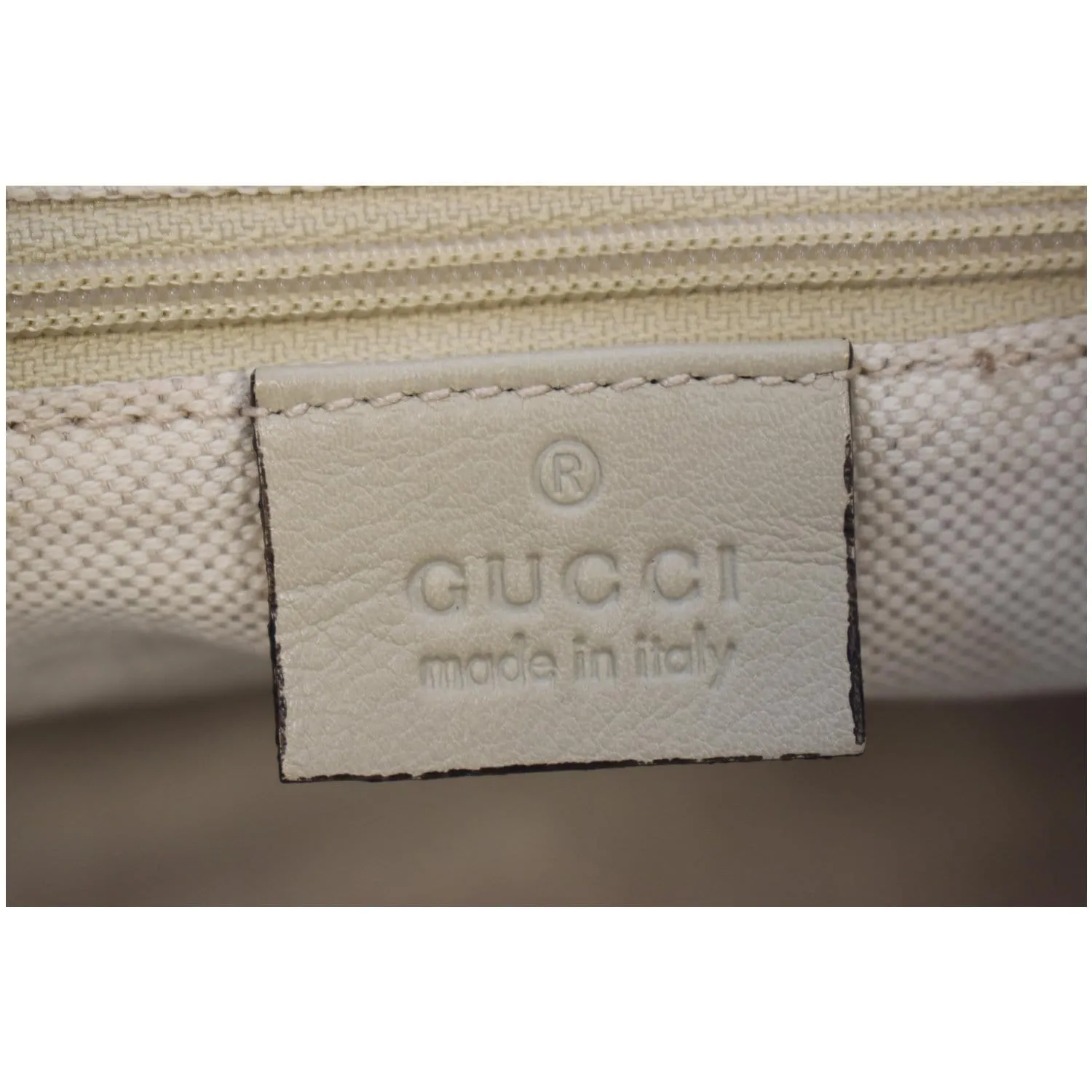 GUCCI Medium Sukey GG Canvas Hobo Bag Beige 232955