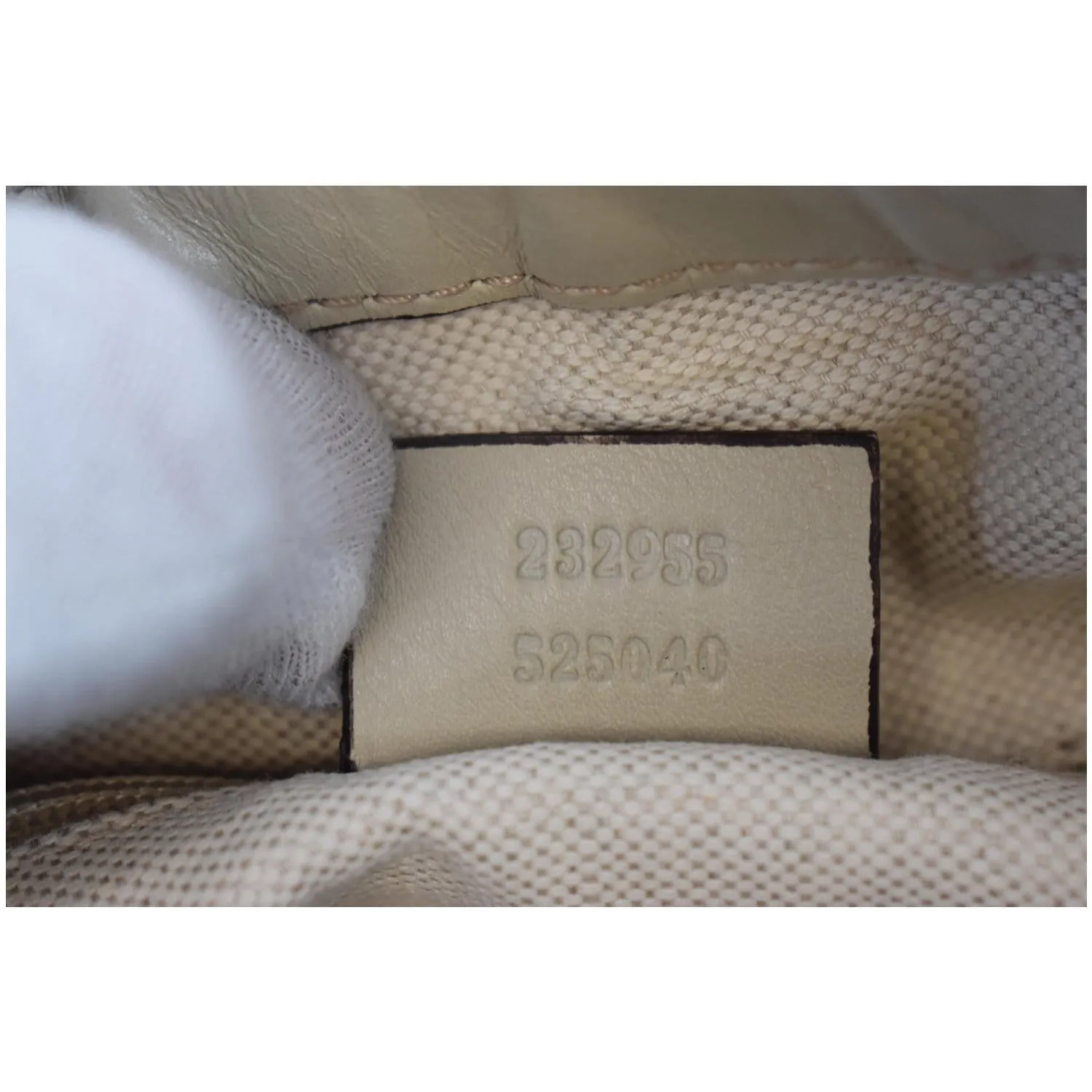 GUCCI Medium Sukey GG Canvas Hobo Bag Beige 232955