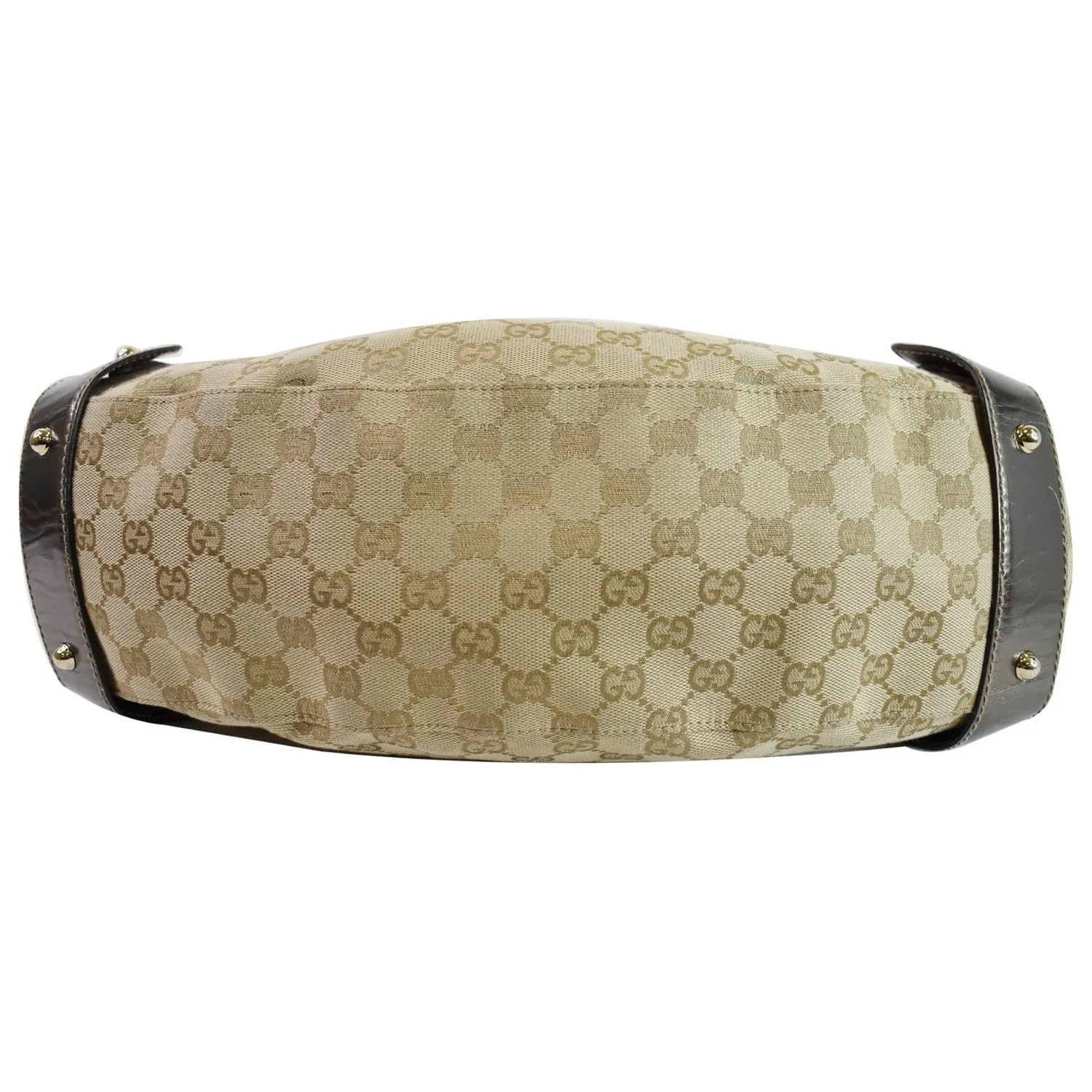 GUCCI Pelham Medium GG Canvas Hobo Bag Beige 137621