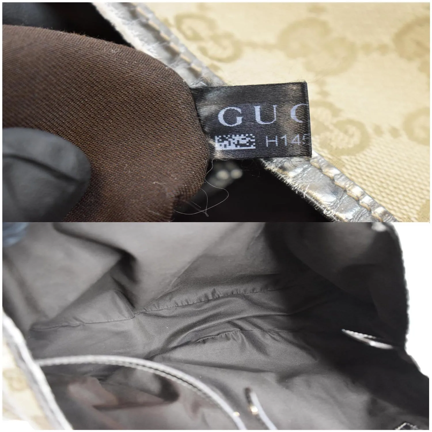 GUCCI Pelham Medium GG Canvas Hobo Bag Beige 137621