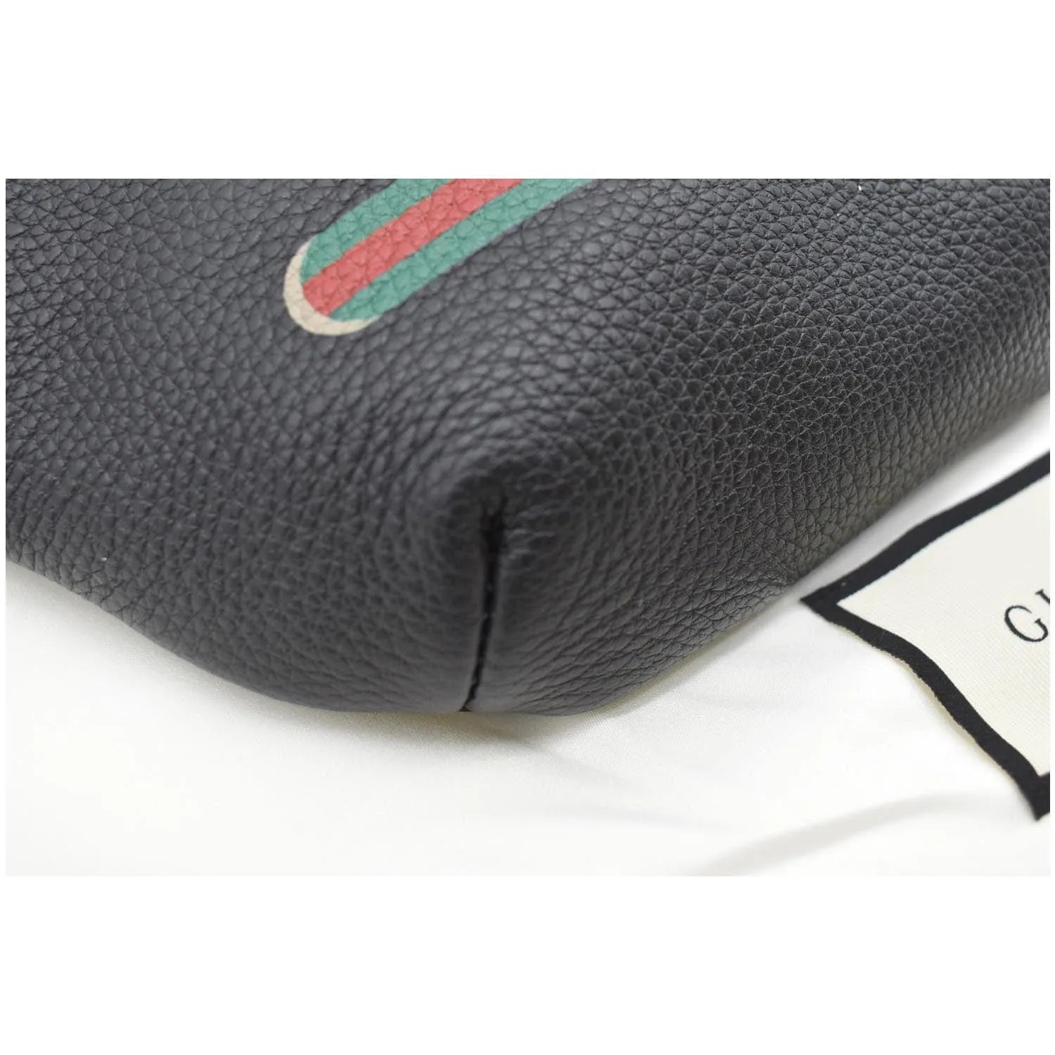 GUCCI Print Small Leather Belt Small Waist Bum Bag Black 527792 - 10% OFF