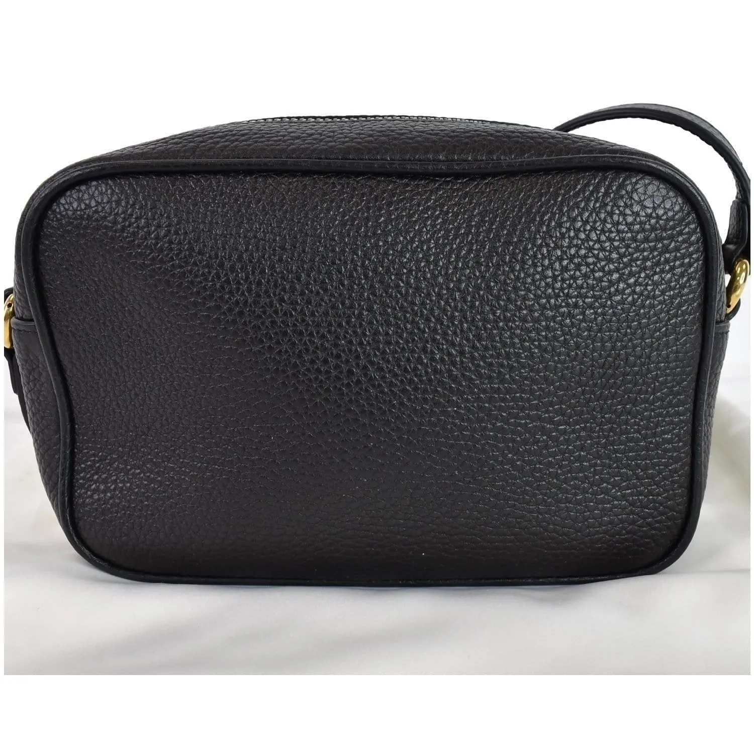 GUCCI  Soho Disco Small Leather Crossbody Bag Black 347994