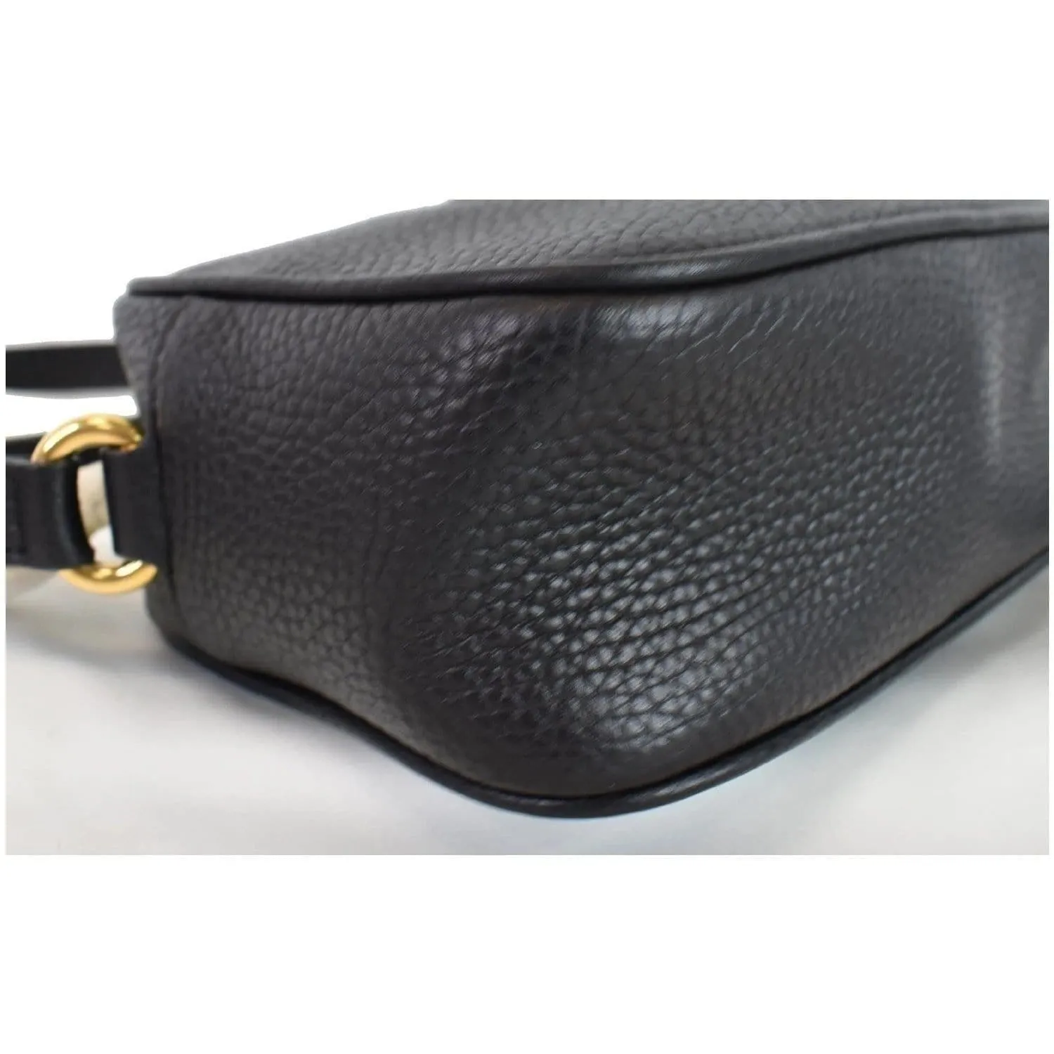 GUCCI  Soho Disco Small Leather Crossbody Bag Black 347994