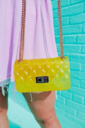 Gummy Bear Quilted Jelly Bag - Yellow