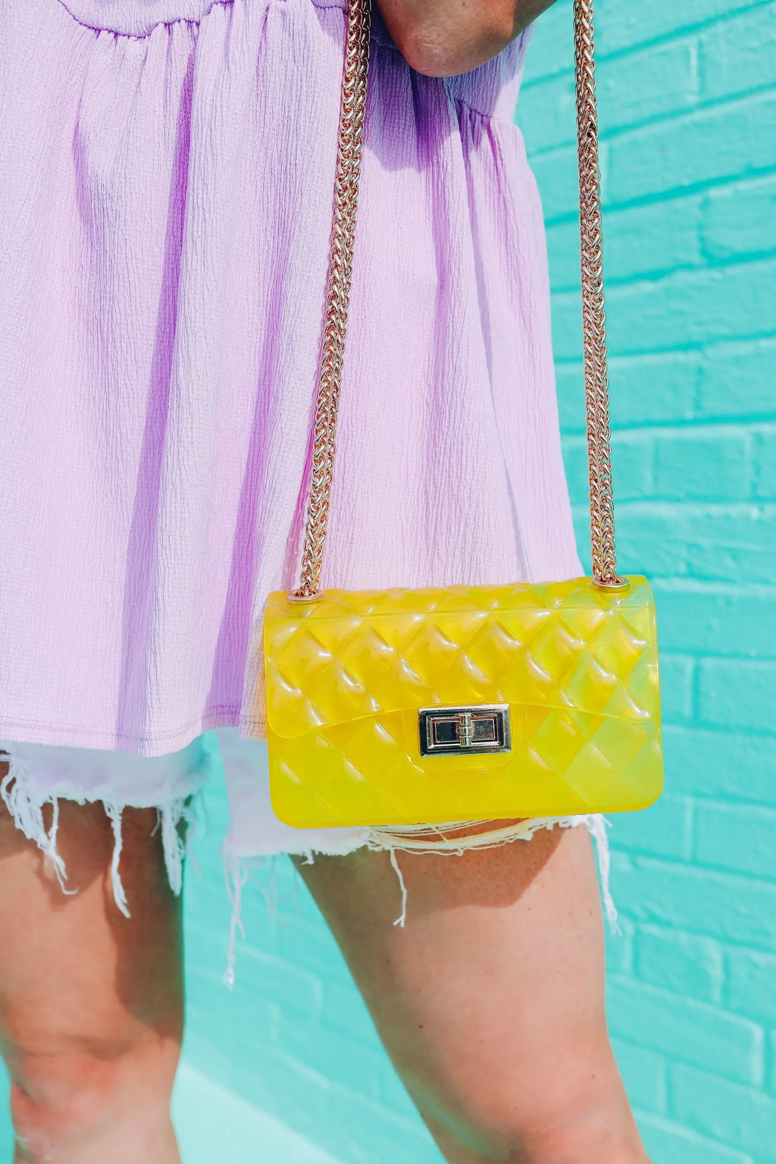 Gummy Bear Quilted Jelly Bag - Yellow