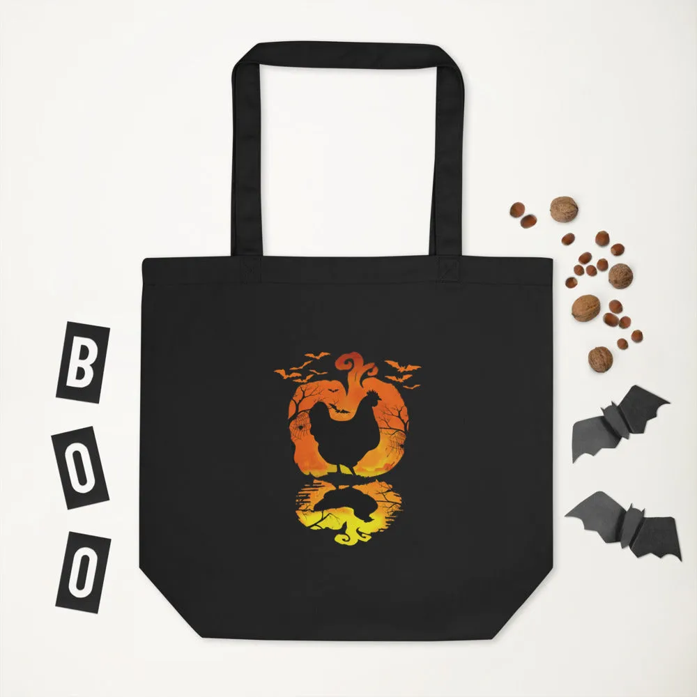 Halloween Hen Trick or Treat Eco Tote Bag