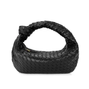 Hand-Woven Large Leather Hobo/Tote