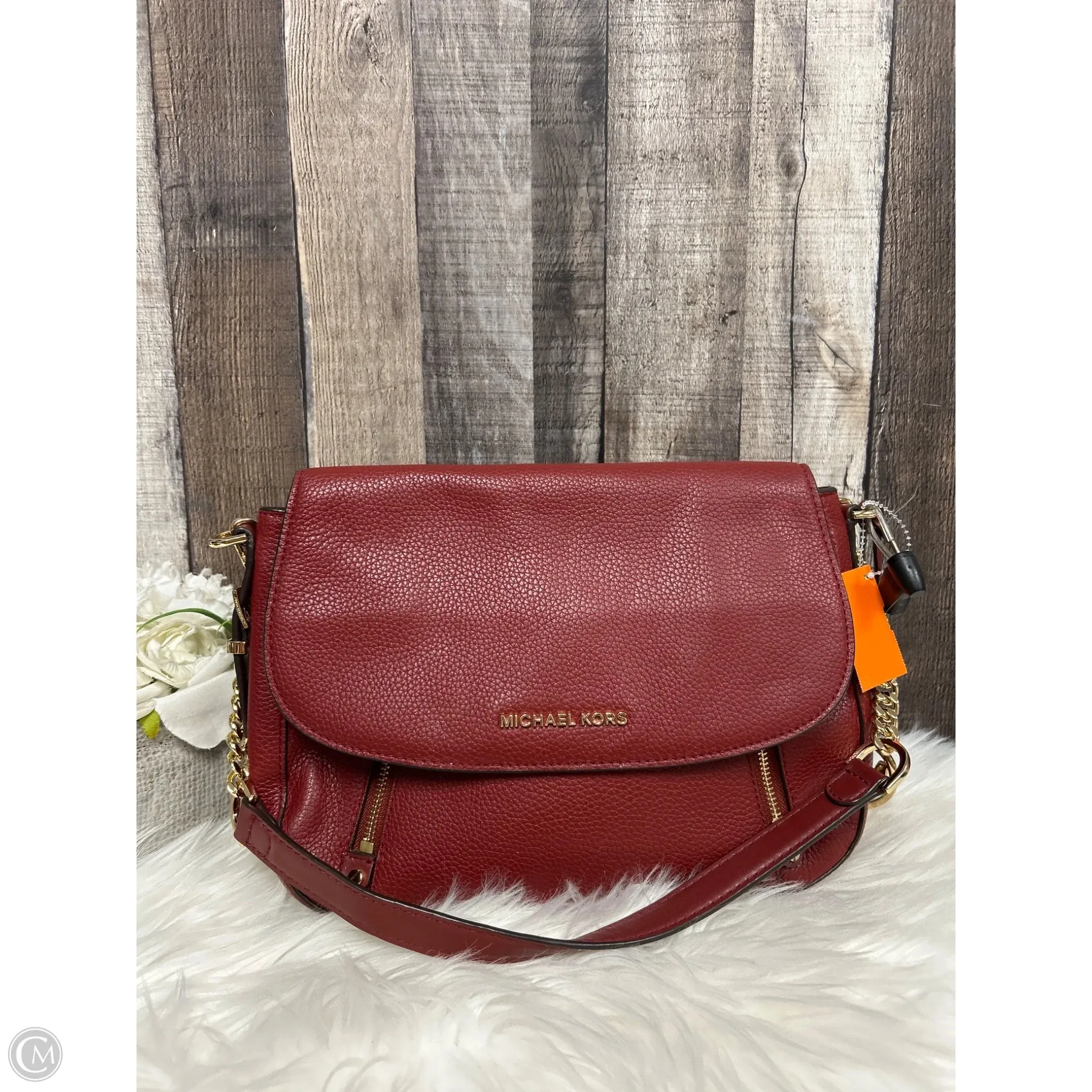 Handbag Designer By Michael Kors, Size: Medium