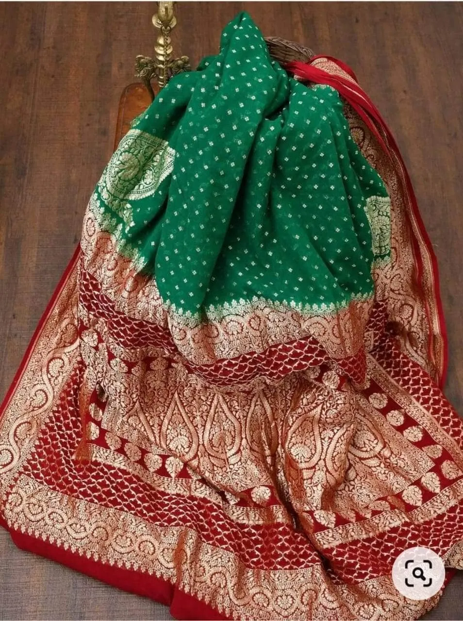 Handloom Banarasi Chiffon Khaddi Georgette Silk Saree