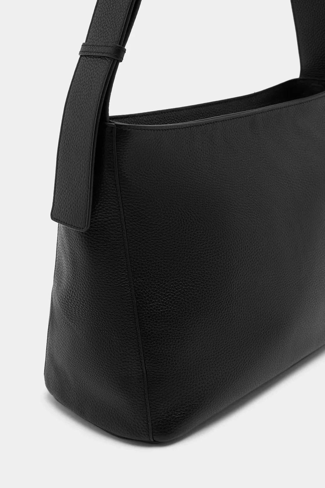 Hazel Leather Bag - Black